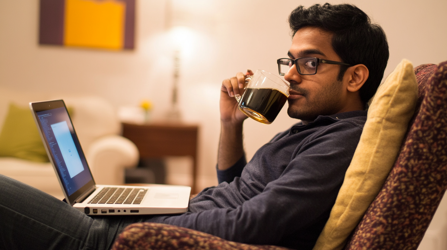 Ravi leans back in his chair, sipping on his tea as he shares his predictions for 2025